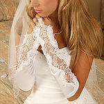 Свадебные перчатки во всей красе